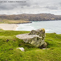 Buy canvas prints of Coastline near to Uig on the isle of Lewis by Peter Stuart