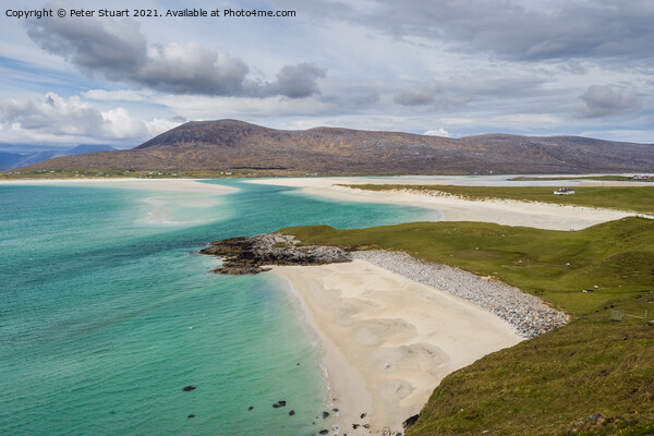Luskentyre Beach, Isle of Harris Outer Hebrides Picture Board by Peter Stuart