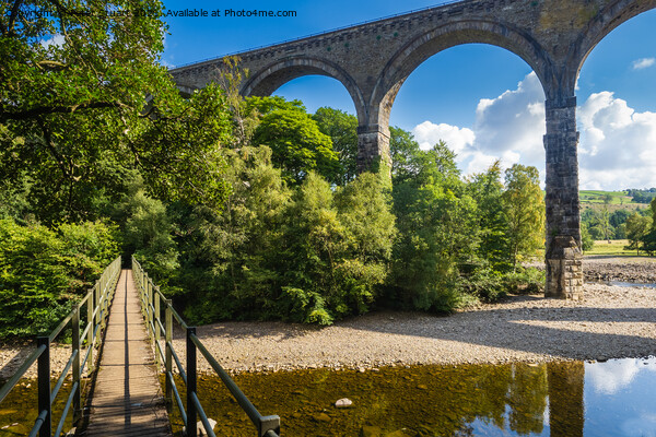 Lambley Viaduct is a stone bridge across the River South Tyne at Picture Board by Peter Stuart