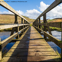 Buy canvas prints of Bridge on the Kingsdale Beck above Ingleton  by Peter Stuart