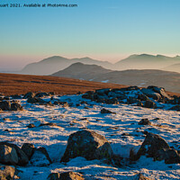 Buy canvas prints of High Raise in the Lake District central fells by Peter Stuart