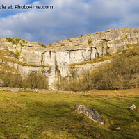 Buy canvas prints of Malham Cove above Malham in the Yorkshire Dales by Peter Stuart
