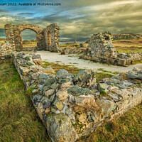 Buy canvas prints of The crosses of Ynys Llanddwyn Isle of Anglesey by Peter Stuart