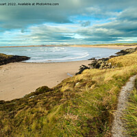Buy canvas prints of Malltraeth Bay on the  Isle of Anglesey  by Peter Stuart