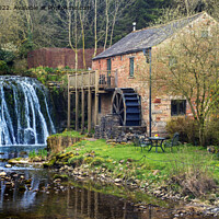 Buy canvas prints of Rutter Force and Rutter Mill on the Dales High Way between Newbi by Peter Stuart