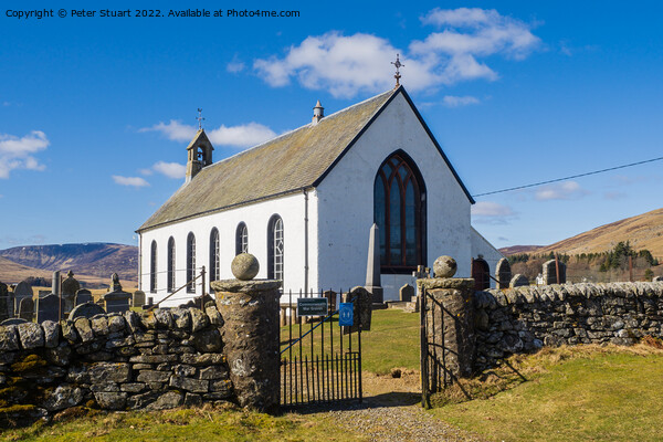 Amulree Parish church in Perthshire, Scotlland Picture Board by Peter Stuart