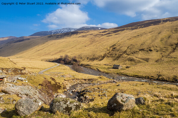 Glen Tilt is a special valley in the Cairngorms of Scotland. Picture Board by Peter Stuart
