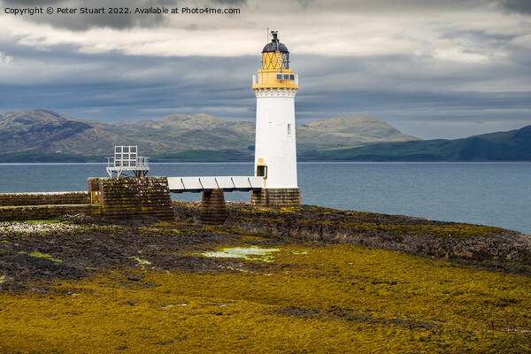Rubha nan Gall lighthouse is located north of Tobermory on the I Picture Board by Peter Stuart