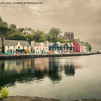 Buy canvas prints of Tobermory Harbour on the isle of mull by Peter Stuart