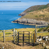 Buy canvas prints of Walking on the Welsh Coast Path around Aberdaron on the Llyn Pen by Peter Stuart