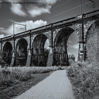 Buy canvas prints of The Sankey Viaduct is a railway viaduct in North West England. by Peter Stuart