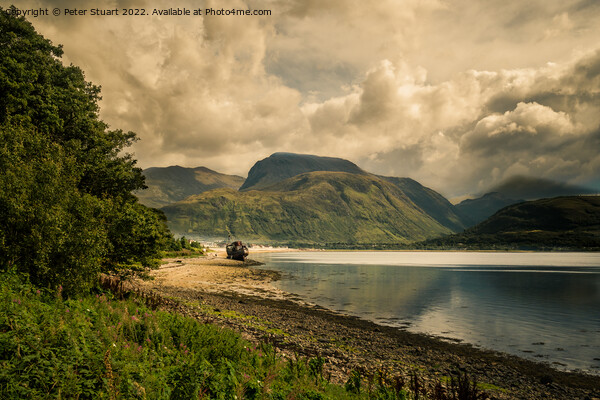 Corpach Shipwreck near Fort william in the Scottish Highlands Picture Board by Peter Stuart