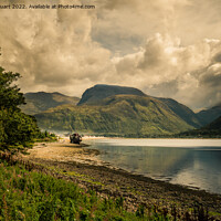 Buy canvas prints of Corpach Shipwreck near Fort william in the Scottish Highlands by Peter Stuart