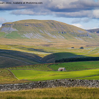 Buy canvas prints of Pen-y-ghent from near to Winskill Stones above Stainforth in the by Peter Stuart