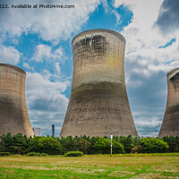 Buy canvas prints of Fiddlers Ferry Power Station is a decommissioned coal fired powe by Peter Stuart