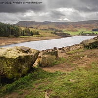 Buy canvas prints of Walking around Dovestone reservoir near Greenfield in the North  by Peter Stuart