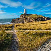 Buy canvas prints of Twr Mawr lighthouse by Peter Stuart