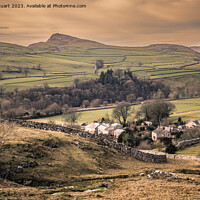 Buy canvas prints of Goat Scar Lane above Stainforth in Craven in North Yorkshire by Peter Stuart