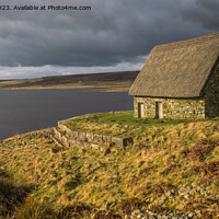 Buy canvas prints of A winters walk around Grimwith Reservoir near Hebden in the York by Peter Stuart