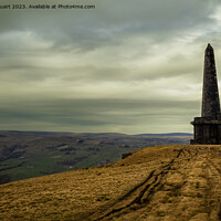 Buy canvas prints of Hiking along the Pennine Way between Hebden Bridge and Todmorden by Peter Stuart