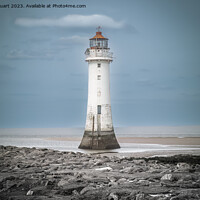 Buy canvas prints of New Brighton Lighthouse (also known as Perch Rock Lighthouse and by Peter Stuart