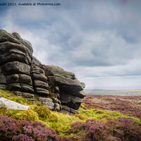 Buy canvas prints of Hill walking on Cracoe Fell and Rylestone Fell by Peter Stuart
