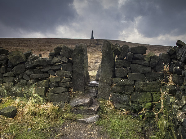  Stoodley Pike Picture Board by Peter Stuart