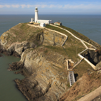 Buy canvas prints of  South Stack Lighthouse by Peter Stuart
