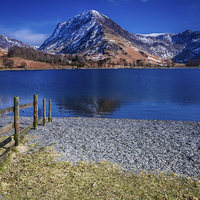 Buy canvas prints of  Fleetwith on Buttermere by Peter Stuart
