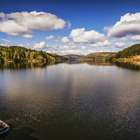 Buy canvas prints of  Lake Vyrnwy Nature Reserve by Peter Stuart