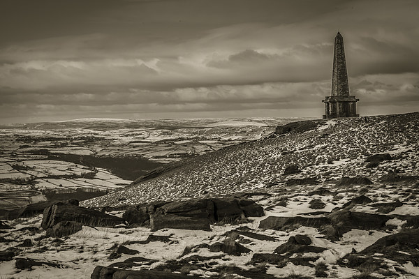 Stoodley Pike Picture Board by Peter Stuart