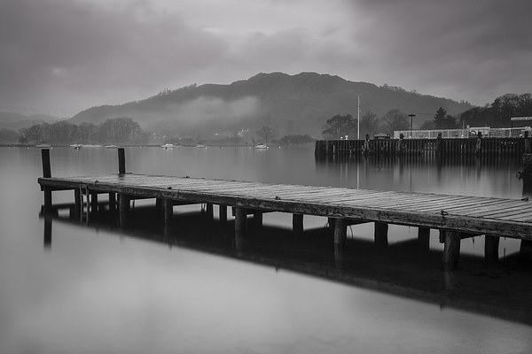 Mist on Windermere Picture Board by Peter Stuart