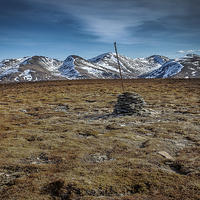 Buy canvas prints of Winter on Carn Gorm by Peter Stuart