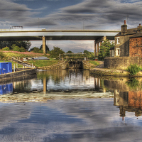 Buy canvas prints of  Leeds Liverpool Canal by Peter Stuart