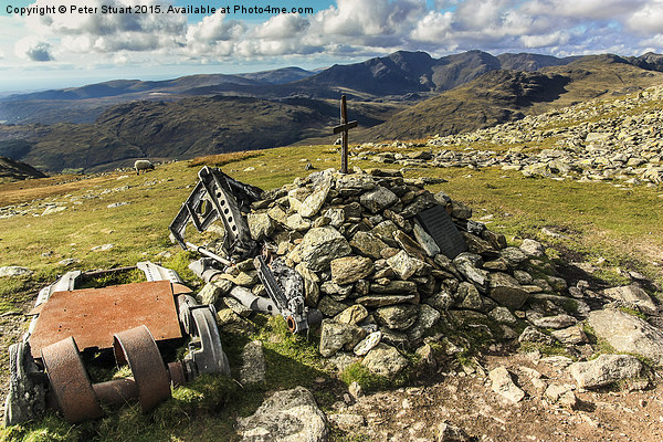 Great Carrs and Scafell Picture Board by Peter Stuart