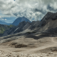 Buy canvas prints of  From the Zugspitze by Peter Stuart