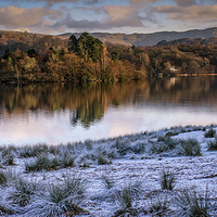 Buy canvas prints of Winter on Rydal Water by Peter Stuart