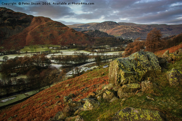 Patterdale, Lake District Picture Board by Peter Stuart