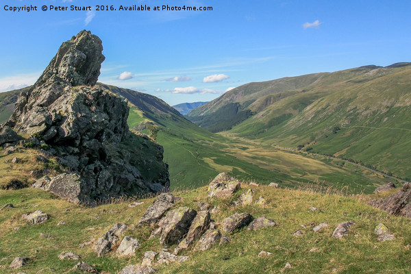 Helm Crag, Grasmere Picture Board by Peter Stuart