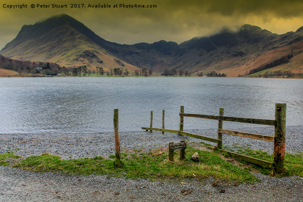 Buttermere Clouds Picture Board by Peter Stuart