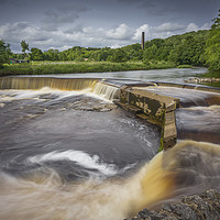 Buy canvas prints of Storm hits the Ribble at Settle by Peter Stuart