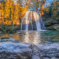 Buy canvas prints of Janets Foss, Malham, North Yorkshire by Peter Stuart
