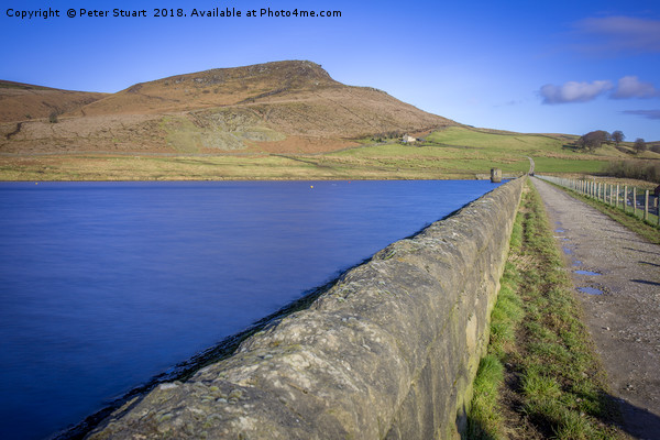Embsay Reservoir Picture Board by Peter Stuart