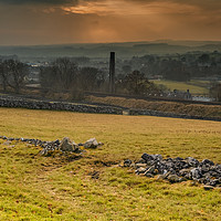 Buy canvas prints of Settle from the High Rd by Peter Stuart
