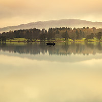 Buy canvas prints of Early Morning Misdt on Windermere by Peter Stuart