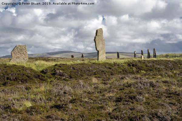 Ring of Brodgar Picture Board by Peter Stuart