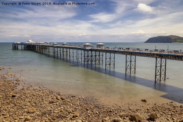 Llandudno Pier, North Wales Picture Board by Peter Stuart