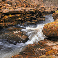Buy canvas prints of The Strid on the Wharfe by Peter Stuart