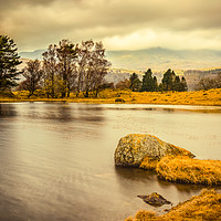 Buy canvas prints of Kelly Hall Tarn, Lake District by Peter Stuart