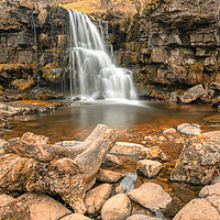 Buy canvas prints of East Gill Force, Swaledale by Peter Stuart